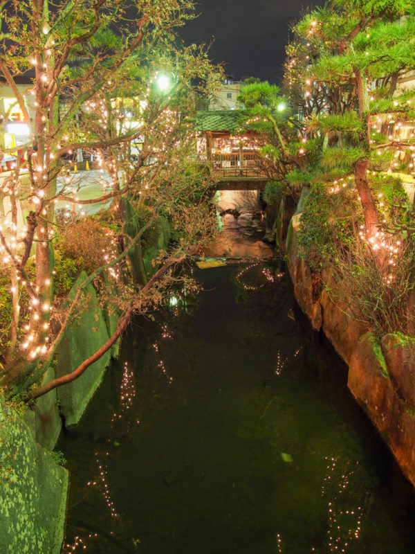 釜川沿い