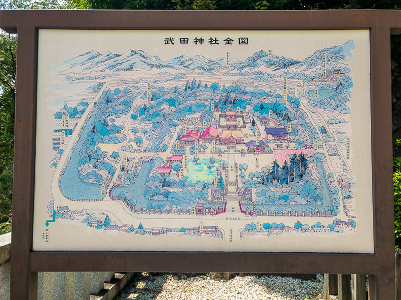 武田神社の案内図