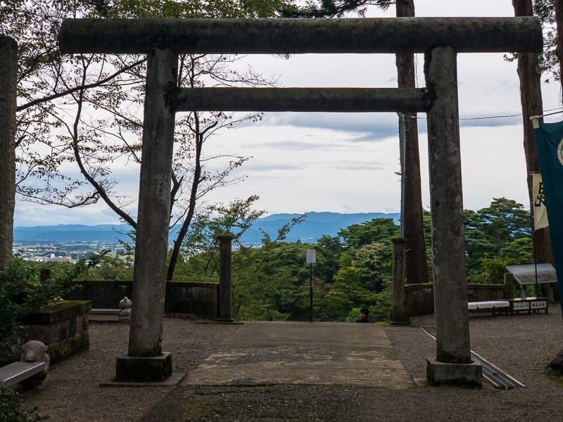 春日山神社からの風景