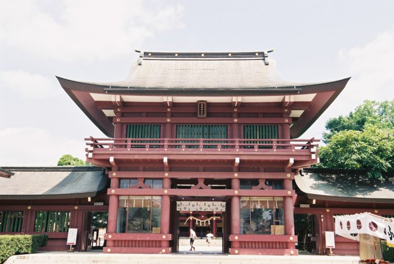 笠間稲荷神社の桜門