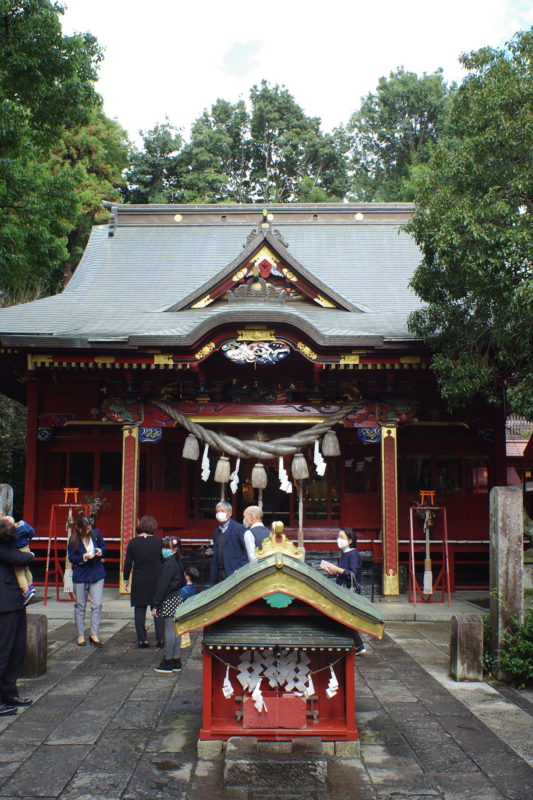 冠稲荷神社の拝殿