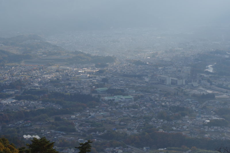 美の山公園からの秩父市街