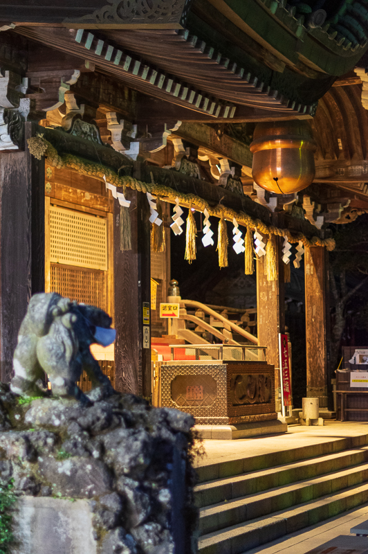 筑波山神社のライトアップ