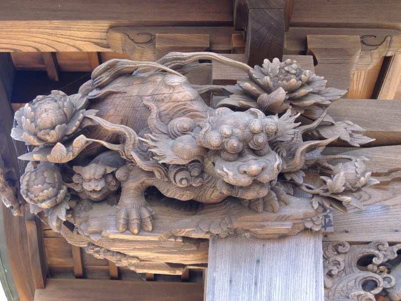 蓮馨寺_水舎の彫刻
