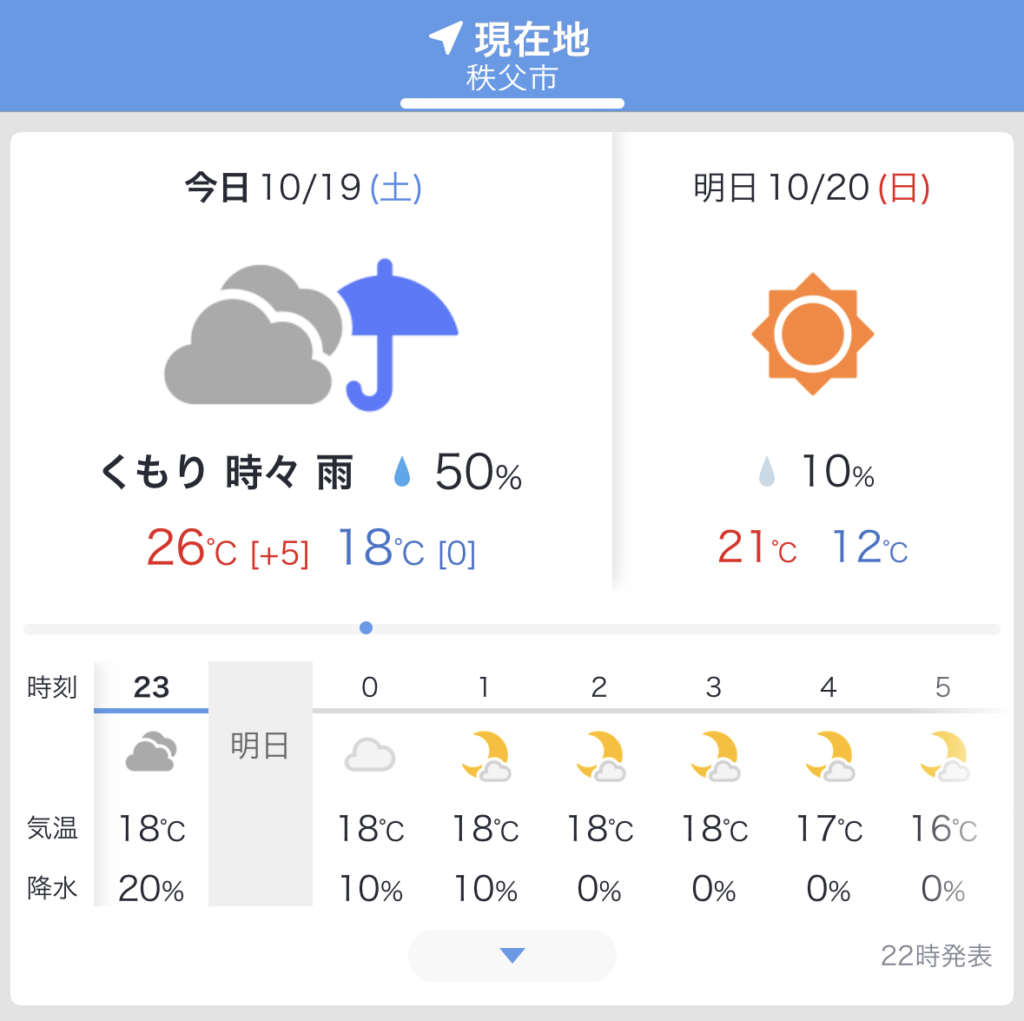 20241019-2311_埼玉県秩父市_天気